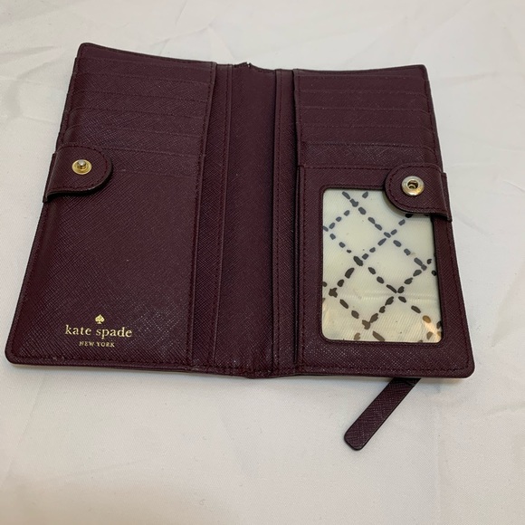 kate spade Handbags - Kate Spade eggplant/ Plum  wallet
